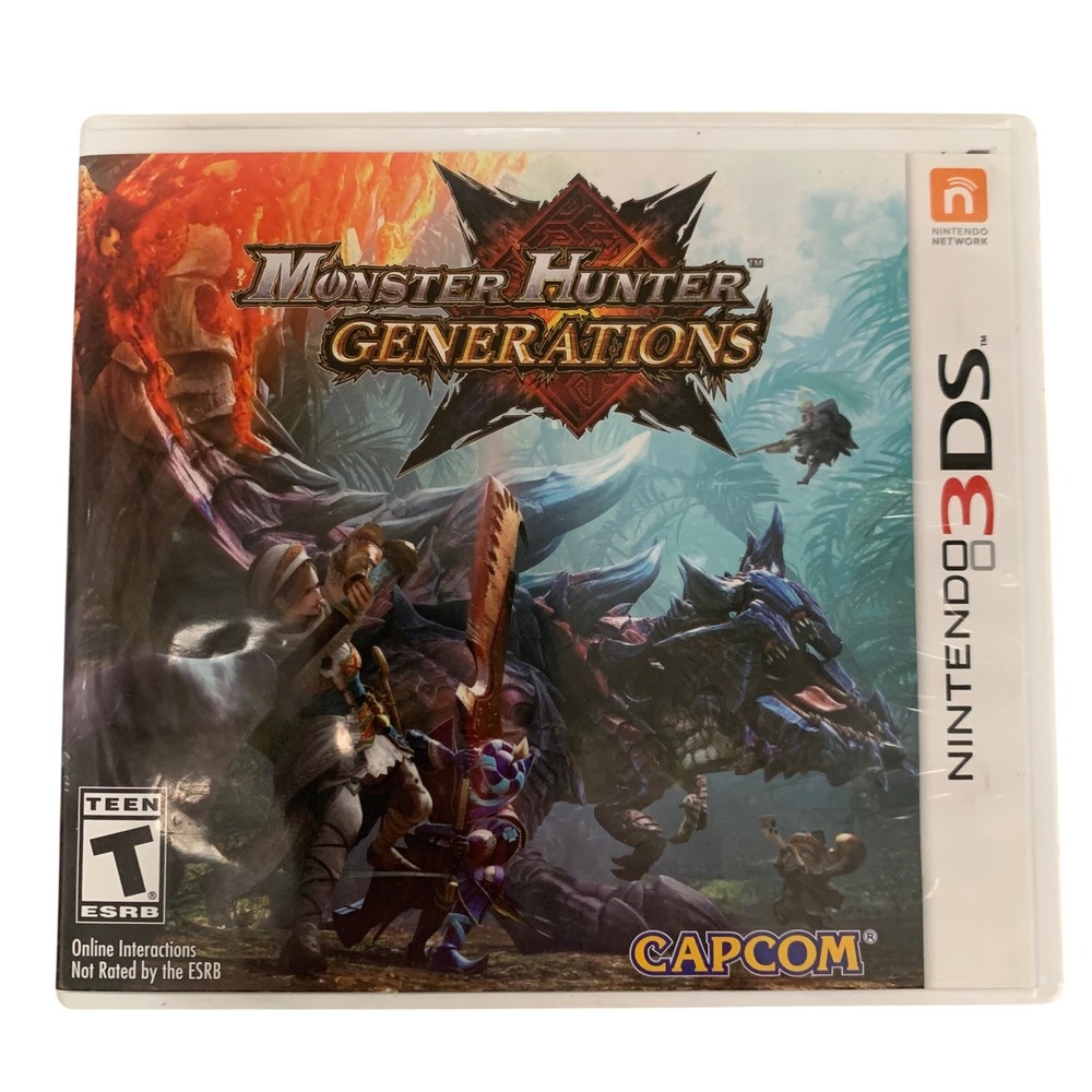Monster Hunter Generations (2016) Nintendo 3DS Complete CIB‎ with Manual